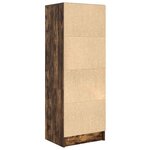 vidaXL Haut Armoire avec tiroir Chêne fumé 45 5 x 34 x 127 cm