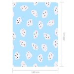 vidaXL Tapis imprimé Multicolore 160x230 cm Tissu