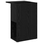 vidaXL Table d'appoint Chêne noir 35 x 40 x 55 cm Bois d'ingénierie