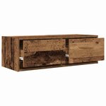 vidaXL Meubles TV 2 Pièces vieux bois 80x31x25 5 cm bois d'ingénierie