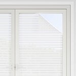 vidaXL Film de fenêtre statique Motif de stores 90 x 500 cm PVC