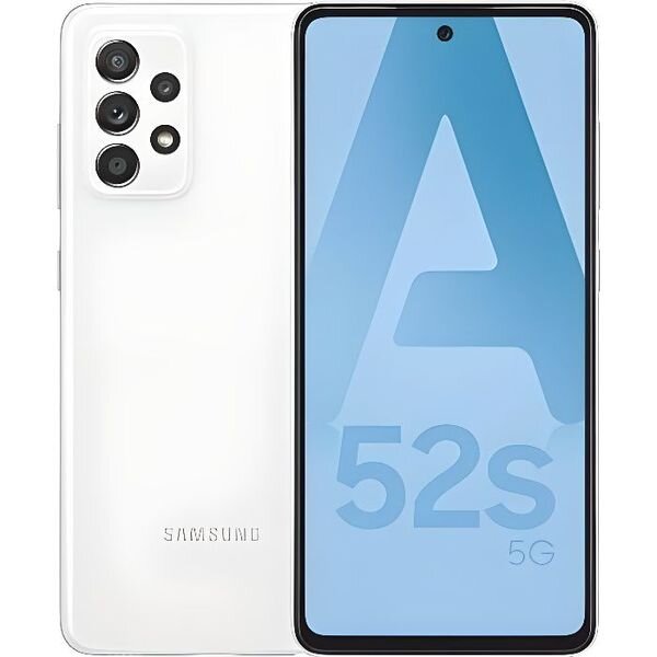 Samsung galaxy a52s 5g dual sim - blanc - 128 go - parfait état