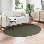 vidaXL Tapis HUARTE Vert forêt 140 x 200 cm Polyester