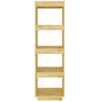 vidaXL Bibliothèque/Séparateur de pièce 40x35x135 cm pin massif