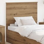 vidaXL Tête de lit Chêne artisanal 75 cm Bois d'ingénierie