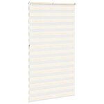 vidaXL Store zèbre beige marbré largeur du tissu 115 9 cm polyester