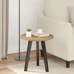 vidaXL Plateau de table chêne artisanal 40 x 40 x 1 5 cm