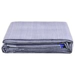 vidaXL Tapis de tente 500x250 cm Bleu