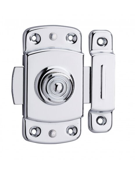 THIRARD - Verrou pour porte d'ameublement  40mm  laiton chromé