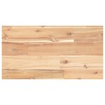 vidaXL Étagères flottantes 4 Pièces 40x20x2 cm acacia massif non traité