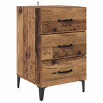 vidaXL Cabinet de chevet Bois ancien 40 x 40 5 x 66 cm