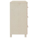 vidaXL Buffet HAMAR Marron miel 90x40x80 cm Bois massif de pin