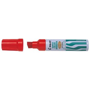 Marqueur Permanent SCA-6600 Corps Métal Pointe Biseau Extra large Rouge x 12 PILOT