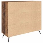 vidaXL Buffet Marron 90 x 34 x 80 cm Bois d'ingénierie