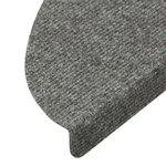 vidaXL Tapis d'escalier auto-adhésifs 30 Pièces gris 56x17x3 cm