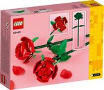 LEGO Botanicals Les roses 40460 - 2 fleurs rouges tiges réglables