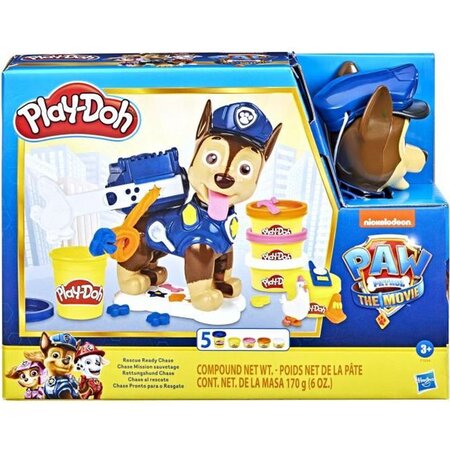 Play-doh - pat' patrouille - chase mission sauvetage avec 5 couleurs - des 3 ans