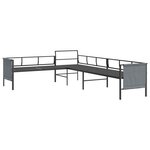 Canapé d'angle de jardin 230 x 168 x 65 cm acier et textilène anthracite 02_0013206