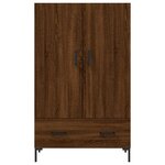 vidaXL Buffet haut chêne marron 69 5x31x115 cm bois d'ingénierie