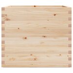 vidaXL Jardinière 80x80x72 cm bois de pin massif