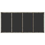 vidaXL Ensemble de salle à manger pour jardin 9 Pièces Gris clair