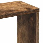 vidaXL Étagère murale Chêne fumé 36x16x90 cm Bois d'ingénierie