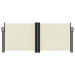vidaXL Auvent latéral rétractable crème 100x1000 cm