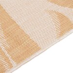 vidaXL Tapis à tissage plat d'extérieur 160x230 cm Motif de feuille