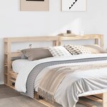 vidaXL Tête de lit avec étagères 180 cm bois massif de pin