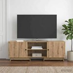 vidaXL Meuble TV 150 x 31 x 50 cm Chêne artisanal Bois d’ingénierie