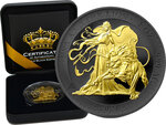 Pièce de monnaie en Argent 1 Dollar g 31.1 (1 oz) Millésime 2021 Gold Black Empire Edition UNA AND THE LION