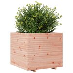 vidaXL Jardinière 80x80x72 cm bois massif douglas