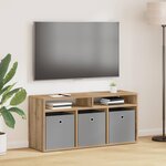 vidaXL Basboard 102 x 32 x 48 5 cm Chêne artisanal