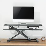 Newstar poste de travail assis-debout 11-50 5 cm noir