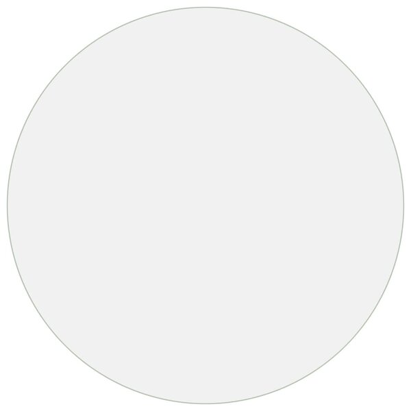 vidaXL Protecteur de table mat Ø 90 cm 2 mm PVC