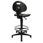 siège de travail TEC 20 Counter polyuréthane noir TOPSTAR