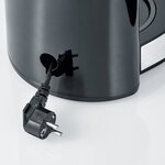 SEVERIN KA4822 Cafetiere filtre Type, 10 tasses, Capacité : 1,4 L, Arret automatique, verseuse en verre, 1 000 W, Inox / Noir