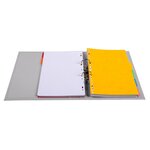 Classeur à levier PVC A4 D50mm PremTouch gris EXACOMPTA