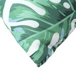 vidaXL Coussins de canapé lot de 4 motif de feuilles 50x50 cm tissu