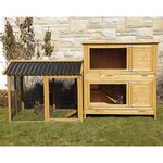 Kerbl enclos pour lapins pro 115x85x90 cm bois 81720