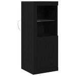 vidaXL Buffet Noir 41 x 37 x 100 cm Bois d'ingénierie
