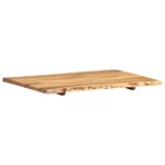vidaXL Dessus de table Bois d'acacia massif 80x(50-60)x2 5 cm