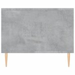 vidaXL Table basse gris béton 90x50x40 cm bois d'ingénierie