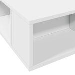 vidaXL Cadre de lit sans matelas blanc 180x200 cm