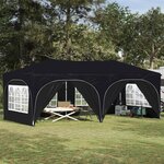 vidaXL Tente de fête pop-up 575 x 288 x 245 cm Anthracite Tissu Oxford
