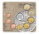 Coffret série euro BU Slovaquie 2021 (première frappe de la monnaie Tchécoslovaque)