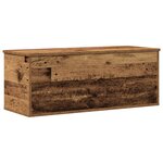Coffre de rangement vidaXL en bois vieilli 90x35x35 cm en bois reconstitué