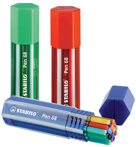 Boite de 20 Feutres Pen 68, Big Pen assorti