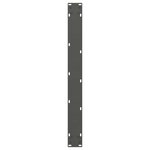 vidaXL Pieds de table à manger en forme de V  2 pièces  anthracite  70 x (72-73 3) cm  acier