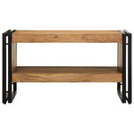 vidaXL Table basse 70x50x38 cm bois massif acacia